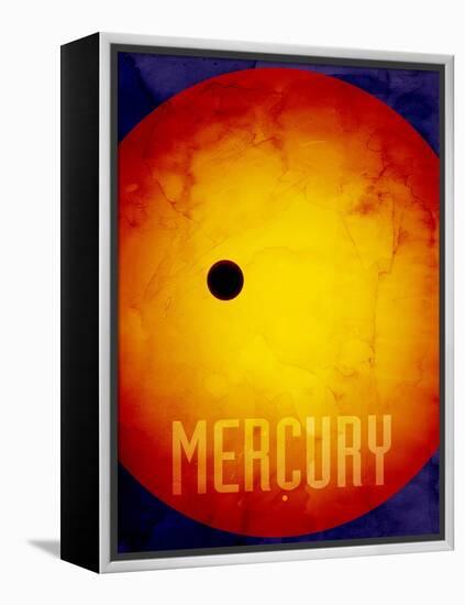 The Planet Mercury-Michael Tompsett-Framed Stretched Canvas