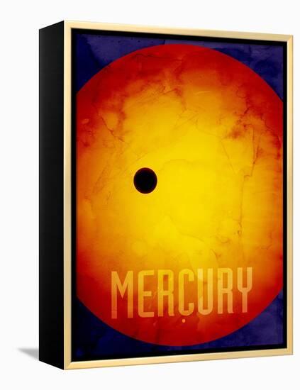 The Planet Mercury-Michael Tompsett-Framed Stretched Canvas