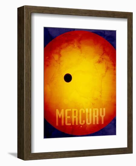 The Planet Mercury-Michael Tompsett-Framed Art Print