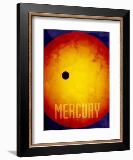 The Planet Mercury-Michael Tompsett-Framed Art Print