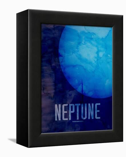 The Planet Neptune-Michael Tompsett-Framed Stretched Canvas