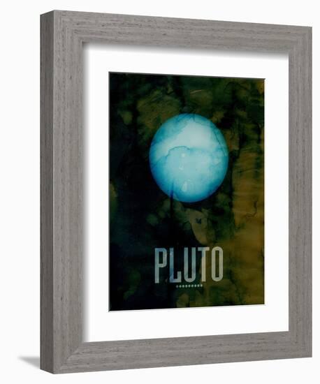 The Planet Pluto-Michael Tompsett-Framed Art Print