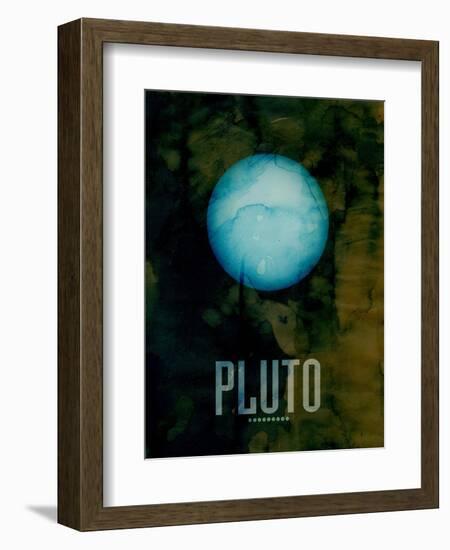 The Planet Pluto-Michael Tompsett-Framed Art Print