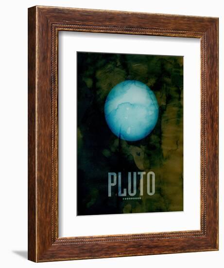 The Planet Pluto-Michael Tompsett-Framed Art Print