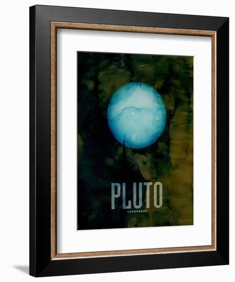 The Planet Pluto-Michael Tompsett-Framed Art Print