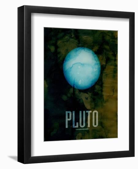 The Planet Pluto-Michael Tompsett-Framed Art Print