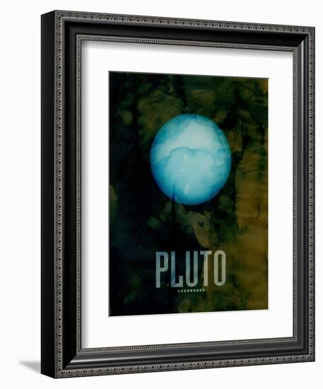 The Planet Pluto-Michael Tompsett-Framed Art Print