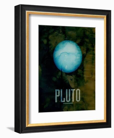 The Planet Pluto-Michael Tompsett-Framed Art Print