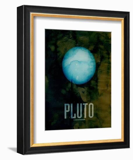 The Planet Pluto-Michael Tompsett-Framed Premium Giclee Print