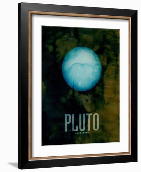 The Planet Pluto-Michael Tompsett-Framed Art Print