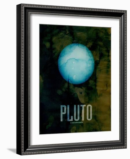 The Planet Pluto-Michael Tompsett-Framed Art Print