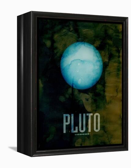 The Planet Pluto-Michael Tompsett-Framed Stretched Canvas