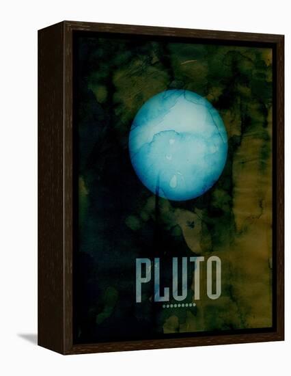 The Planet Pluto-Michael Tompsett-Framed Stretched Canvas