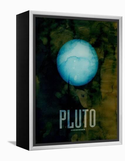 The Planet Pluto-Michael Tompsett-Framed Stretched Canvas