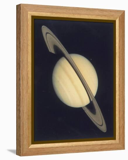 The Planet Saturn, 1980-null-Framed Premier Image Canvas