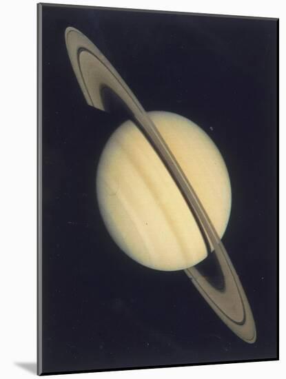 The Planet Saturn, 1980-null-Mounted Giclee Print