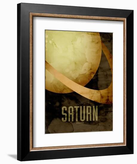 The Planet Saturn-Michael Tompsett-Framed Art Print