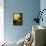 The Planet Saturn-Michael Tompsett-Framed Stretched Canvas displayed on a wall