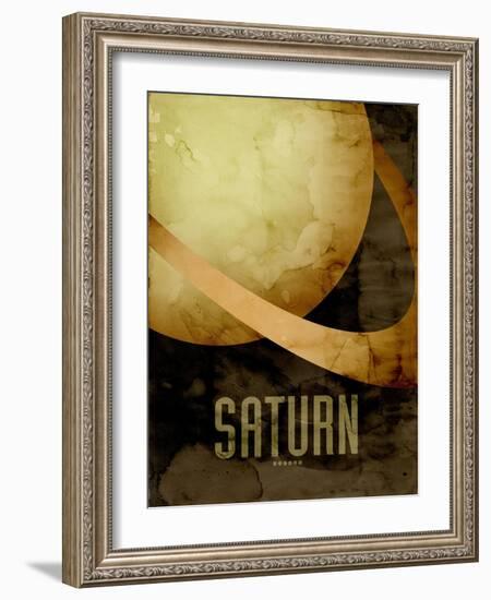 The Planet Saturn-Michael Tompsett-Framed Art Print