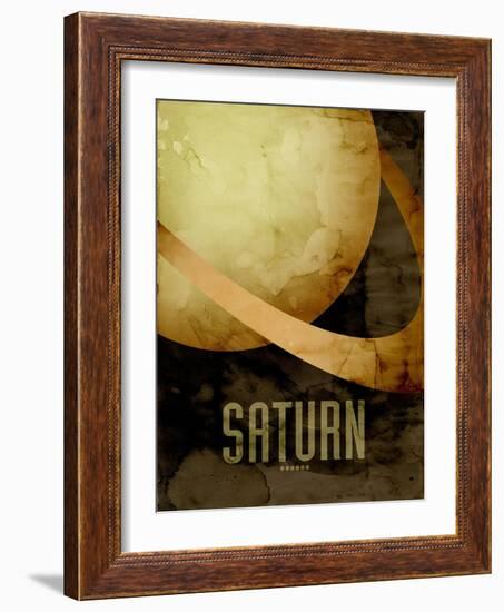 The Planet Saturn-Michael Tompsett-Framed Art Print