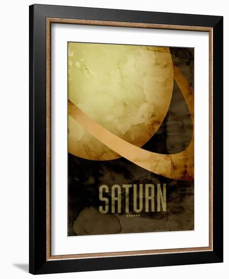 The Planet Saturn-Michael Tompsett-Framed Art Print