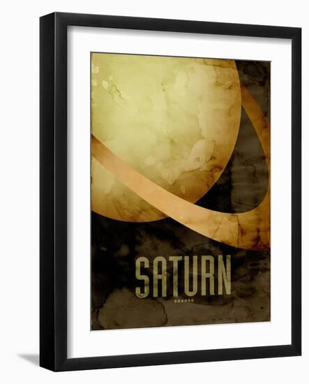 The Planet Saturn-Michael Tompsett-Framed Art Print