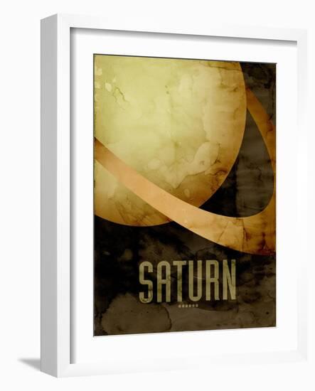 The Planet Saturn-Michael Tompsett-Framed Art Print