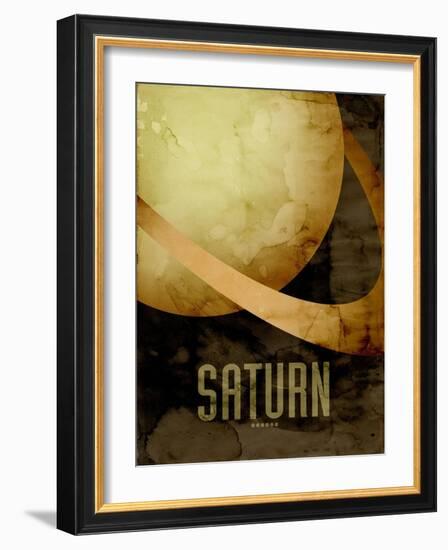 The Planet Saturn-Michael Tompsett-Framed Art Print