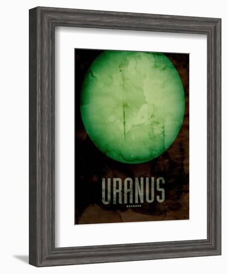 The Planet Uranus-Michael Tompsett-Framed Art Print