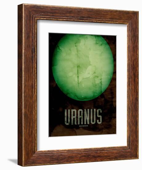 The Planet Uranus-Michael Tompsett-Framed Art Print