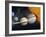 The Planets and Larger Moons to Scale with the Sun-Stocktrek Images-Framed Photographic Print