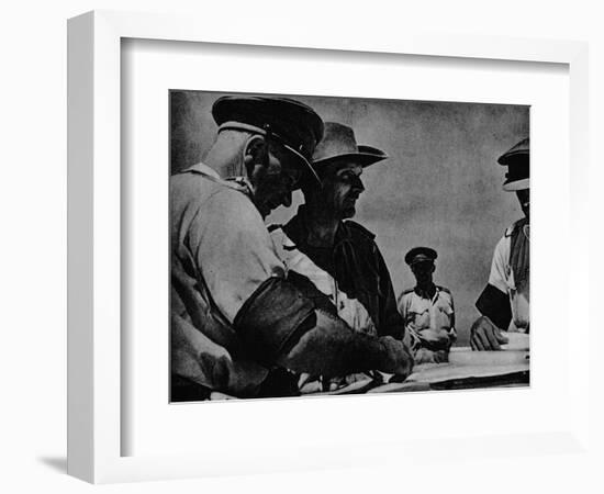 'The Plans Are Perfected', 1942 (1944)-Unknown-Framed Photographic Print