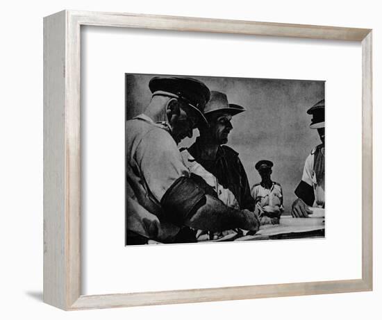 'The Plans Are Perfected', 1942 (1944)-Unknown-Framed Photographic Print