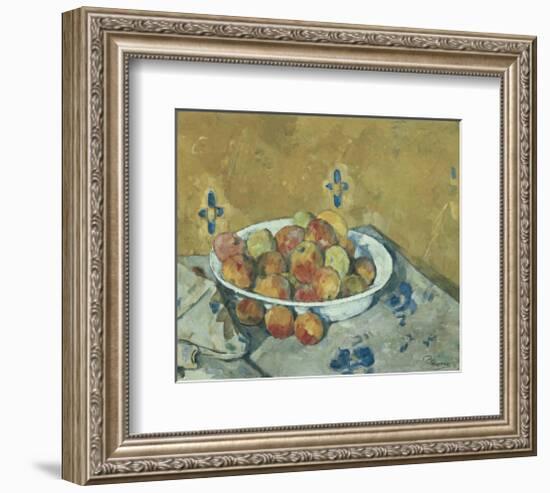 The Plate of Apples, c.1897-Paul Cézanne-Framed Art Print