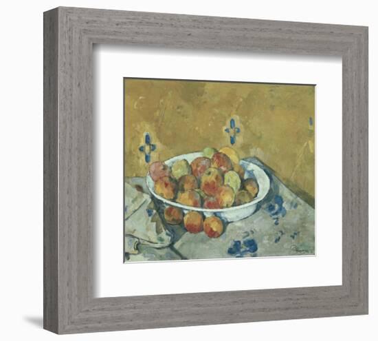 The Plate of Apples, c.1897-Paul Cézanne-Framed Art Print