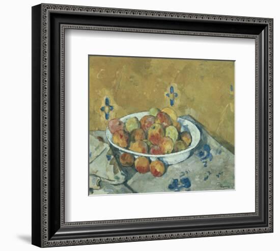 The Plate of Apples, c.1897-Paul Cézanne-Framed Art Print