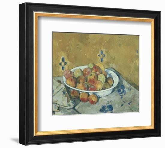 The Plate of Apples, c.1897-Paul Cézanne-Framed Art Print