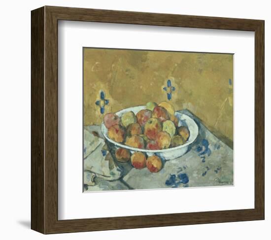 The Plate of Apples, c.1897-Paul Cézanne-Framed Art Print