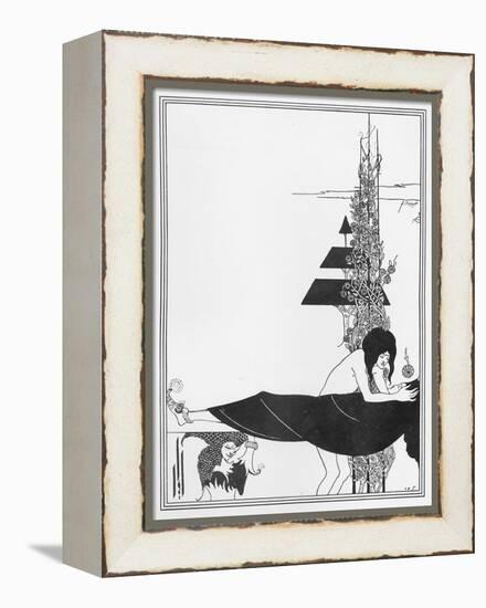 The Platonic Lament, Illustration from 'salome' by Oscar Wilde, 1894-Aubrey Beardsley-Framed Premier Image Canvas