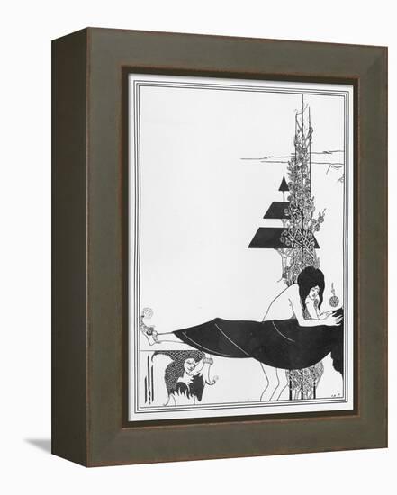 The Platonic Lament, Illustration from 'salome' by Oscar Wilde, 1894-Aubrey Beardsley-Framed Premier Image Canvas