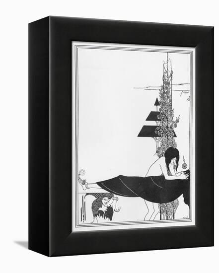 The Platonic Lament, Illustration from 'salome' by Oscar Wilde, 1894-Aubrey Beardsley-Framed Premier Image Canvas