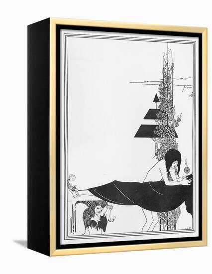 The Platonic Lament, Illustration from 'salome' by Oscar Wilde, 1894-Aubrey Beardsley-Framed Premier Image Canvas