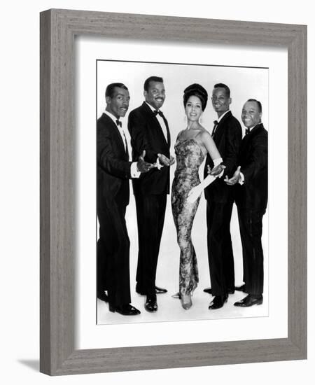 The Platters Groupe De Musiciens Rythm and Blues Chanteurs Noirs-null-Framed Photo