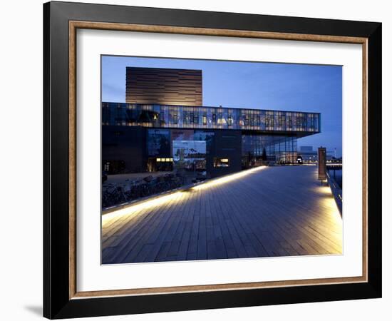 The Play House at Dusk, Copenhagen, Denmark, Scandinavia, Europe-Frank Fell-Framed Photographic Print