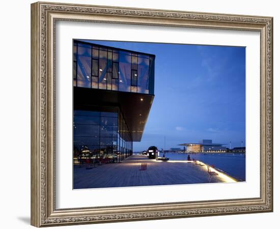 The Play House at Dusk, Copenhagen, Denmark, Scandinavia, Europe-Frank Fell-Framed Photographic Print