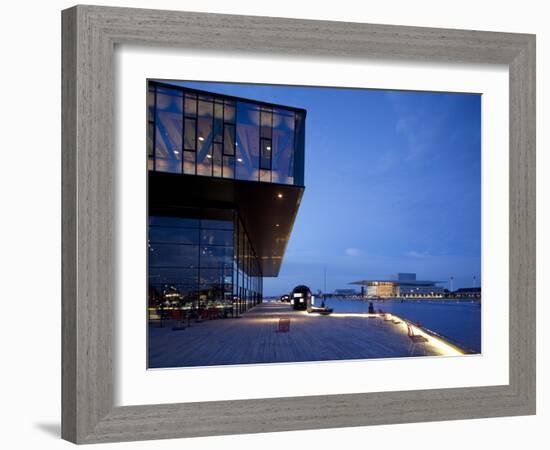 The Play House at Dusk, Copenhagen, Denmark, Scandinavia, Europe-Frank Fell-Framed Photographic Print