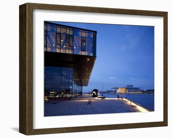 The Play House at Dusk, Copenhagen, Denmark, Scandinavia, Europe-Frank Fell-Framed Photographic Print