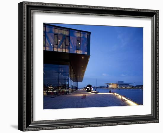 The Play House at Dusk, Copenhagen, Denmark, Scandinavia, Europe-Frank Fell-Framed Photographic Print