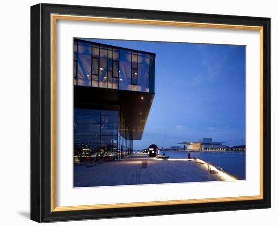 The Play House at Dusk, Copenhagen, Denmark, Scandinavia, Europe-Frank Fell-Framed Photographic Print