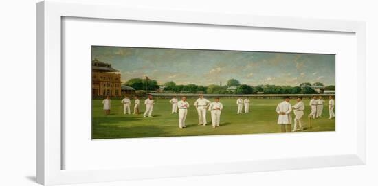 The Players in the Field - Lords on a Gentlemen V Players Day, 1895-Dickinsons-Framed Giclee Print